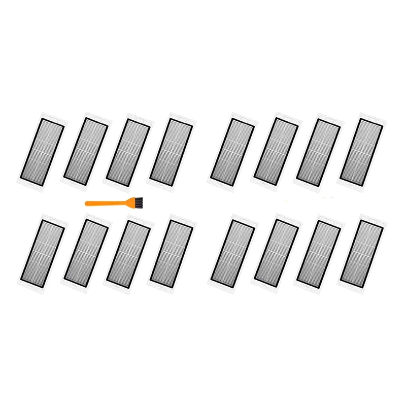 16 Pack Replacement Hepa Filters Compatible For Xiaomi Roborock S4 S5