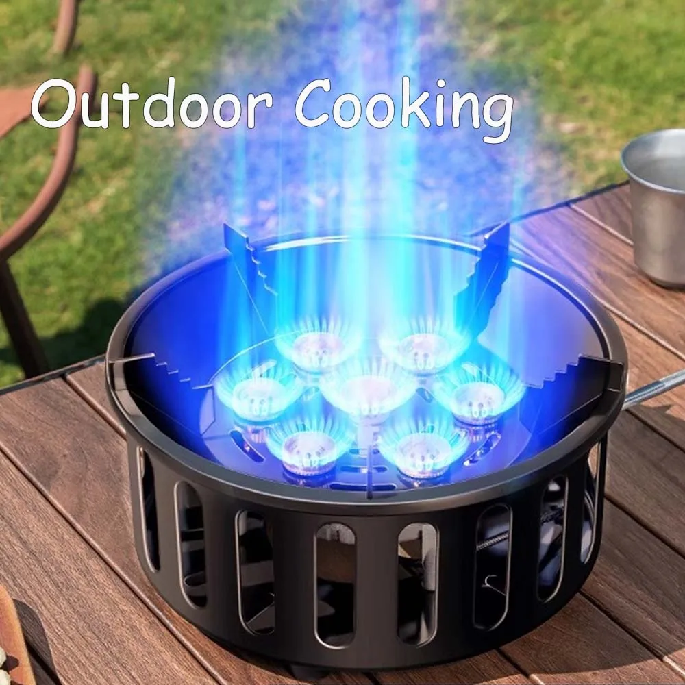 Portable 7-Core Camping Stove 1