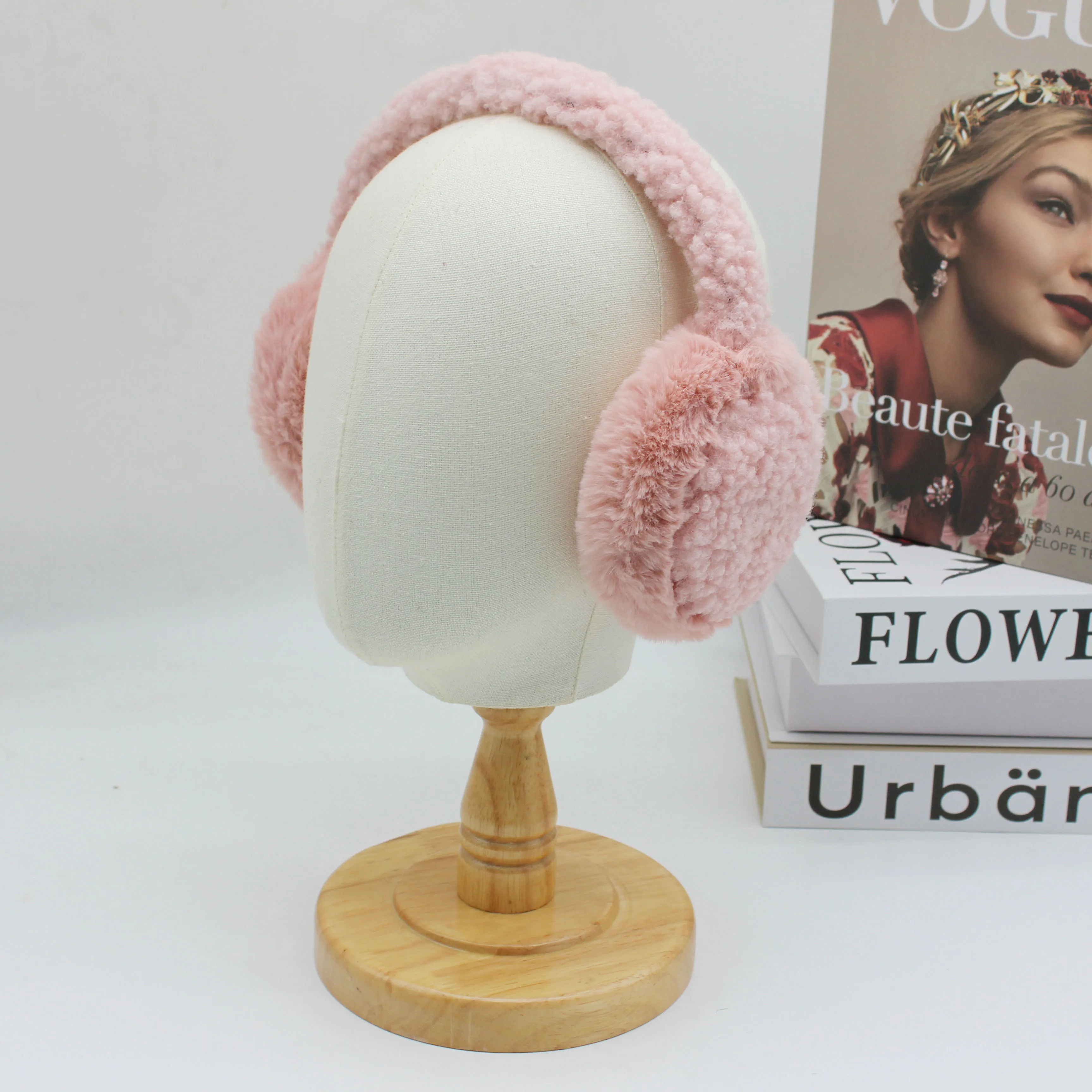 Sherpa Rabbit Fur Warm Earmuffs For Women fur earmuffs warm earmuffs