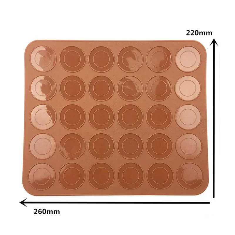 Premium Non-Stick Silicone Baking Mats - Perfect for Macarons, Cookies, Pastries, and More
