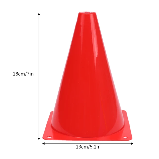 25PCS  Hot Sale Colorful Marker Cones Soccer Agility Training Cones Football Marker Cones Cheap Price Portable Football 6