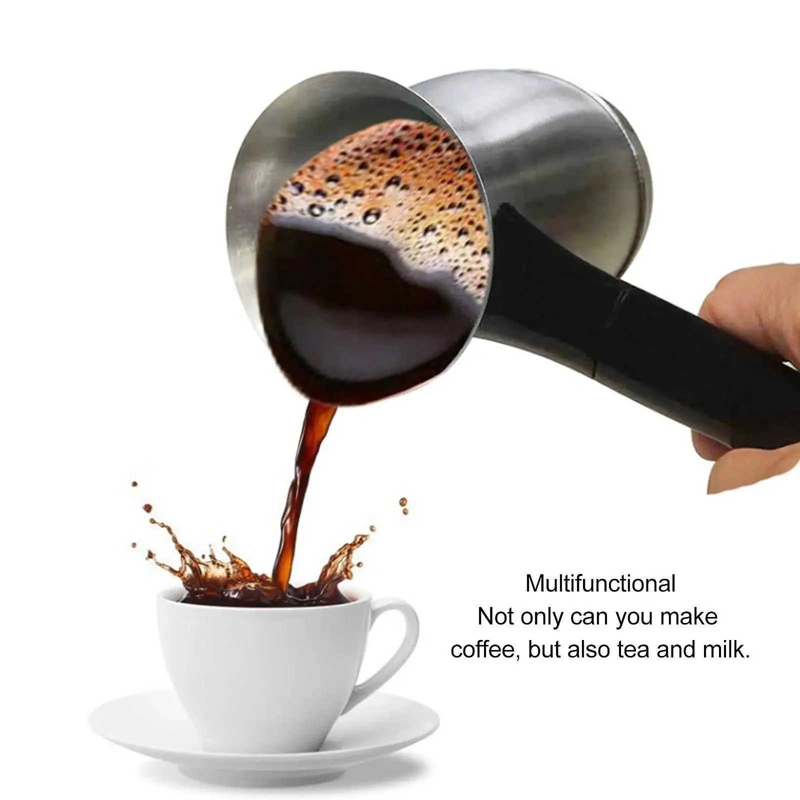 Electric Turkish Coffee Maker Fast Brewing Water Kettle For Cafe Kitchen Bar