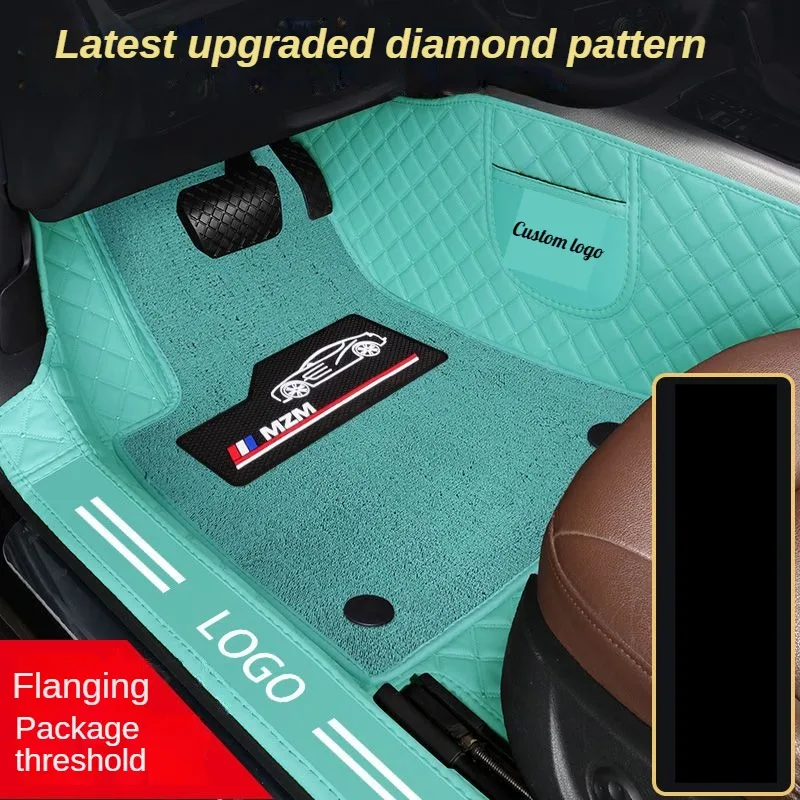 테슬라 모델 Y용 트렁크 보호대 가드, 스크래치 방지 매트, 후면 화물 문턱 씰 커버, 범퍼 TPE 정리함 패드 액세서리 10 풀 서라운드 패키지 문턱 스노우 실크 발 매트, 천 가지 모델, 특수 자동차 5 좌석 풀 세트, 바닥 매트