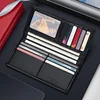 Long Wallet New product simplicity Bifold black leather Wallet Men Card pack Slim Billfold with Card Slots men short wallet 6