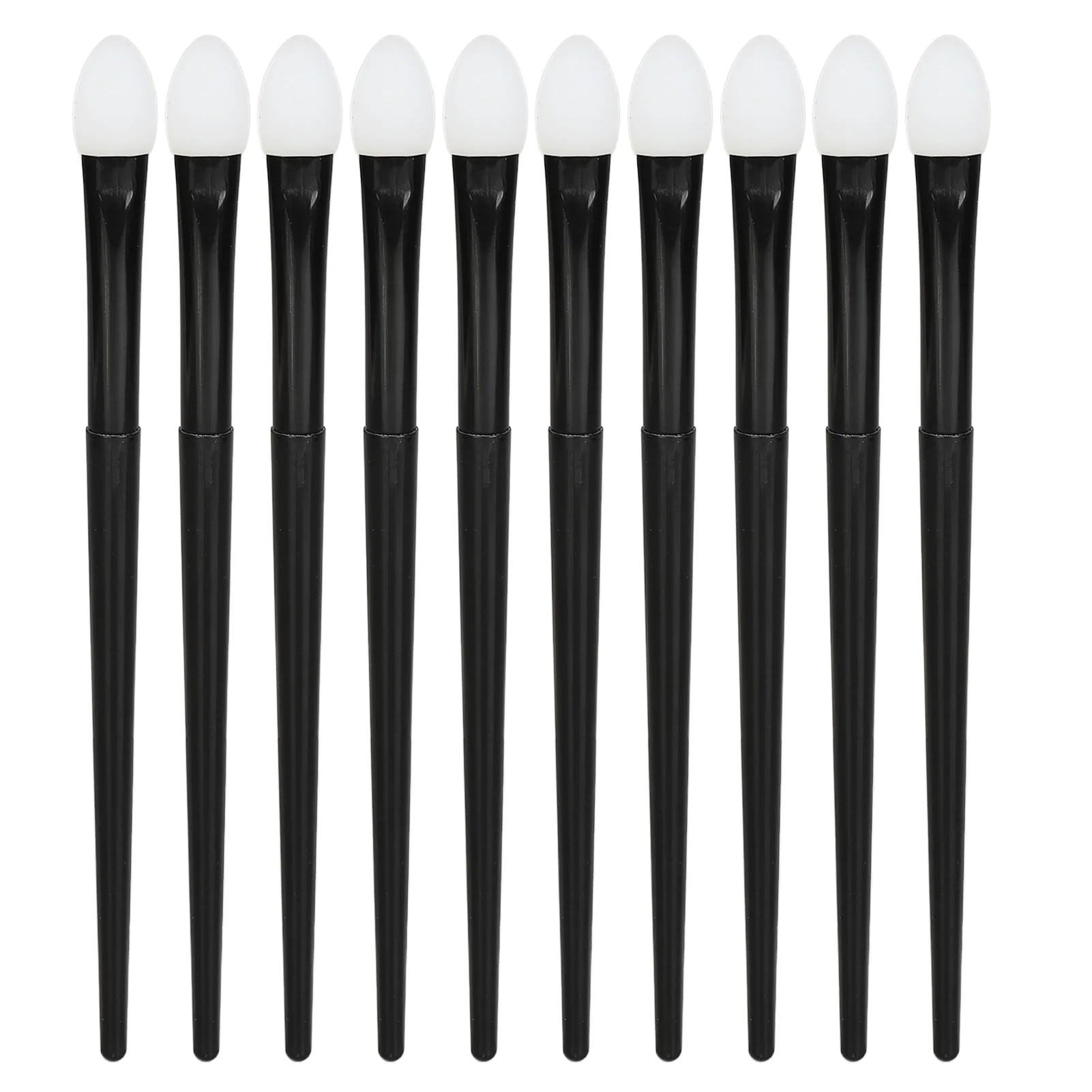 

Silicone Eyeshadow Brush Long Lasting Portable Soft Curved Brush Tip Silicone Glitter Applicator for Liquid Eye Shadows