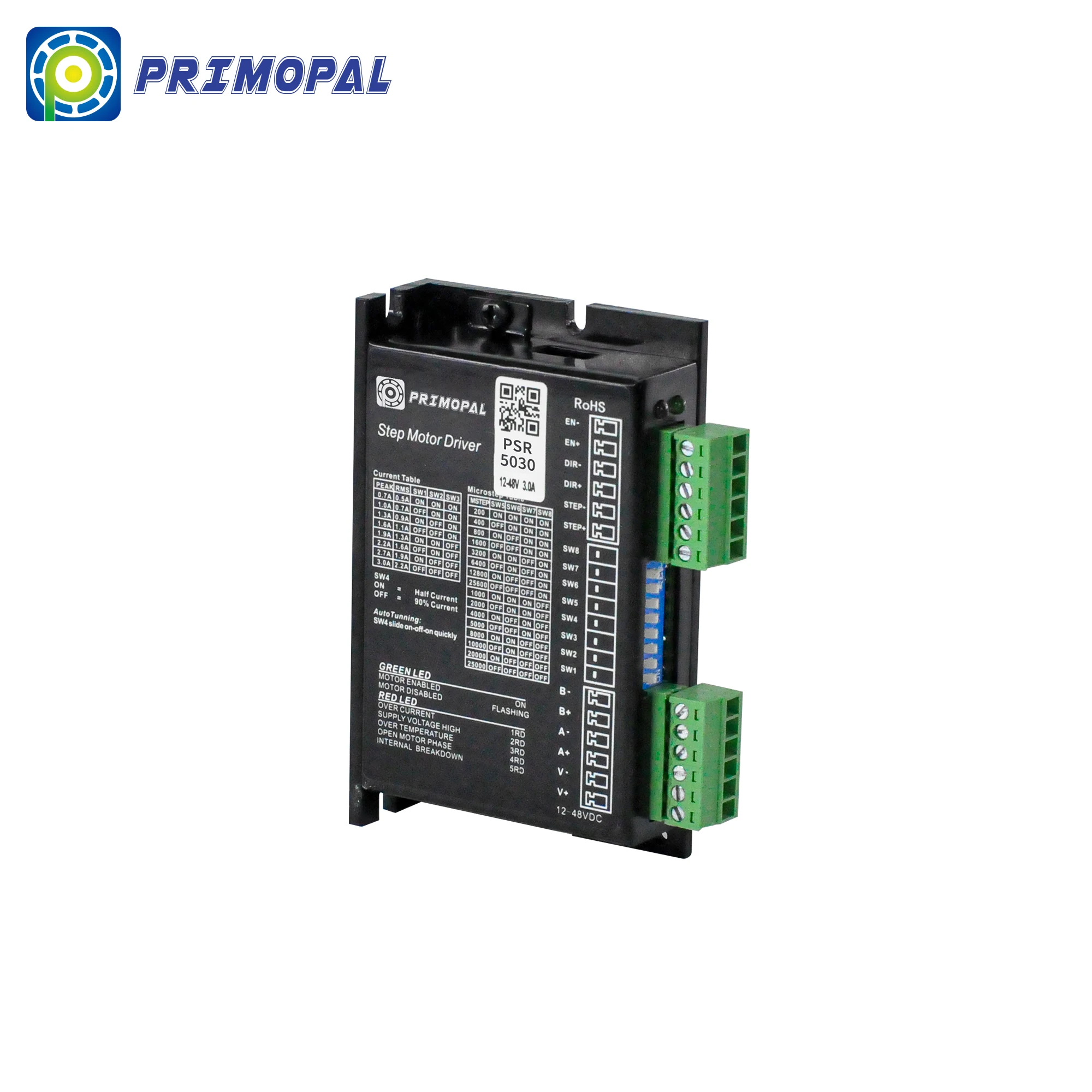 

92x57x21mm Drive Step Stepping Driver Drives Controller Bipolar Custom 12-48 Vdc With Advanced Control Algorithm Stepper Motor