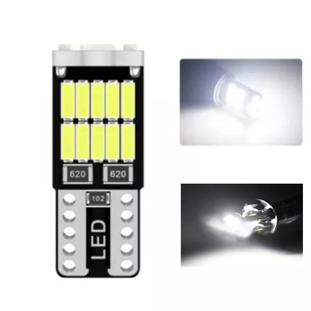 

1PCS Car LED Width Light T10 4014 26SMD Decoding W5W License Plate Light 360 Degrees Auto Reading Light Replacement Parts