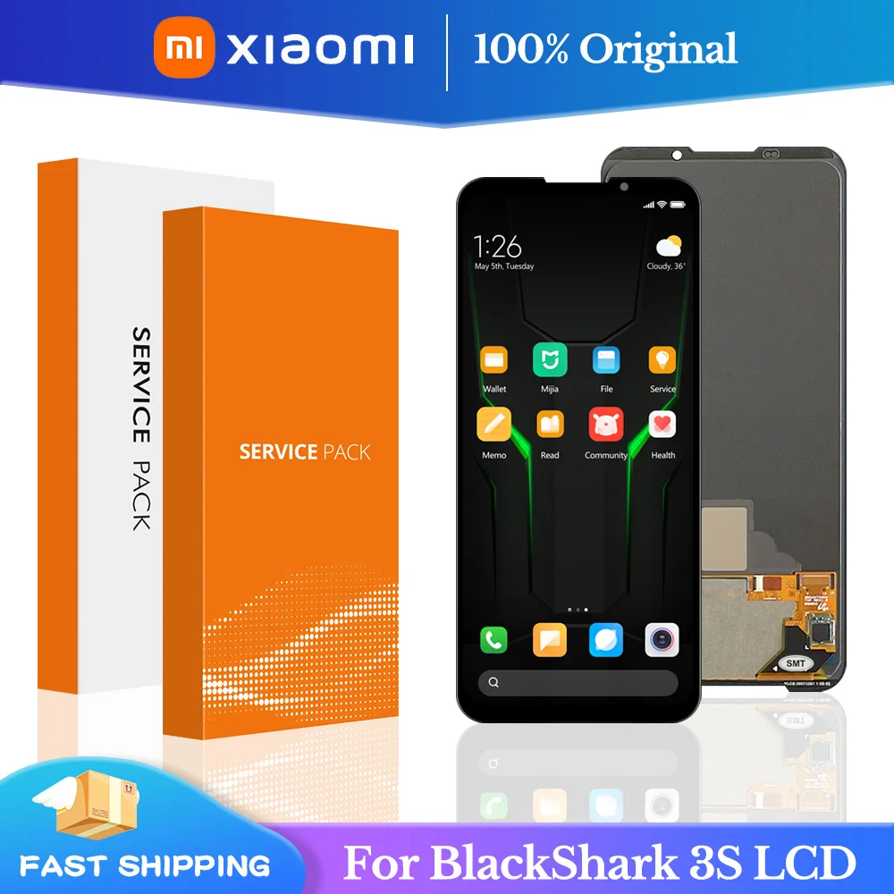 

6.67" Original Display Replacement For Xiaomi Black Shark 3S LCD Touch Screen Digitizer Assembly For Xiaomi BlackShark 3s Lcd