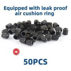 Durable Black Rust - Proof Airtight Valve Caps (10/20/50/100 pcs) (50PCS)