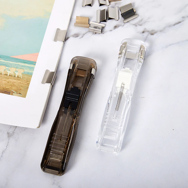 Push Stapler Mini Stapler Set Rotary Stapler Dual Mode Stapler Hand Stapler Electric Stapler Rotatable Stapler Metal Stapler Hand Paper Clipper Metal Stapler Paper Clips For Document Binding Stationery