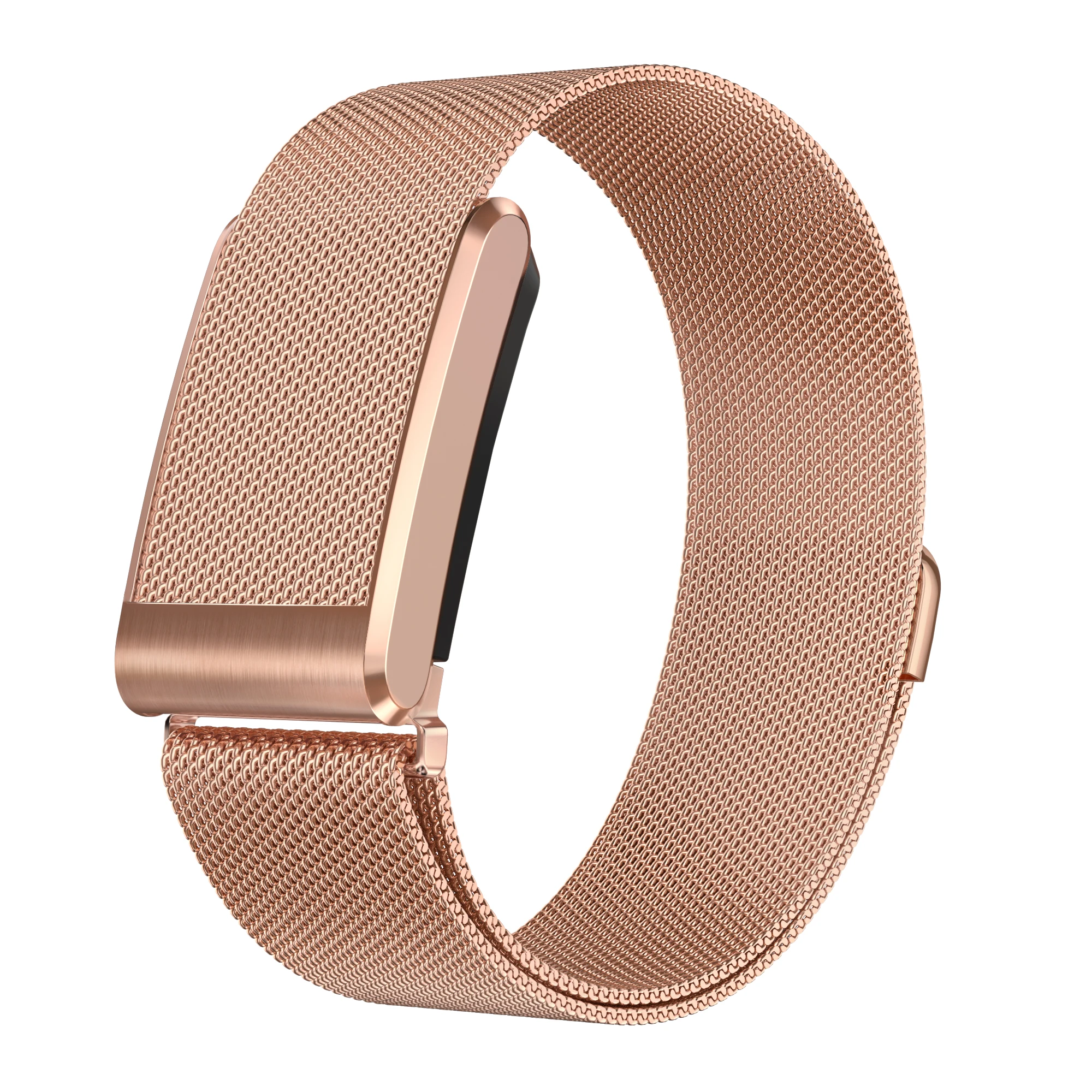 Milanese Metal Strap with Magnetic Buckle - Comfortable Adjustable Sports Bracelet Wristband