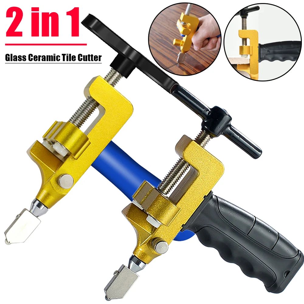 Diamond Glass Cutter for Glass Tile Cutting 2 In 1 Glass Cutter Set Manual  Construction Tool Tile Cutter 8Pcs Whole Set DropShip - AliExpress