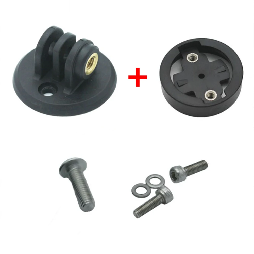

MTB Road Bike Bicycle Camera Adaptor Mount Computer Base Kit Code Meter Fixing Base For-GoPro Garmin Bicycle Accessories