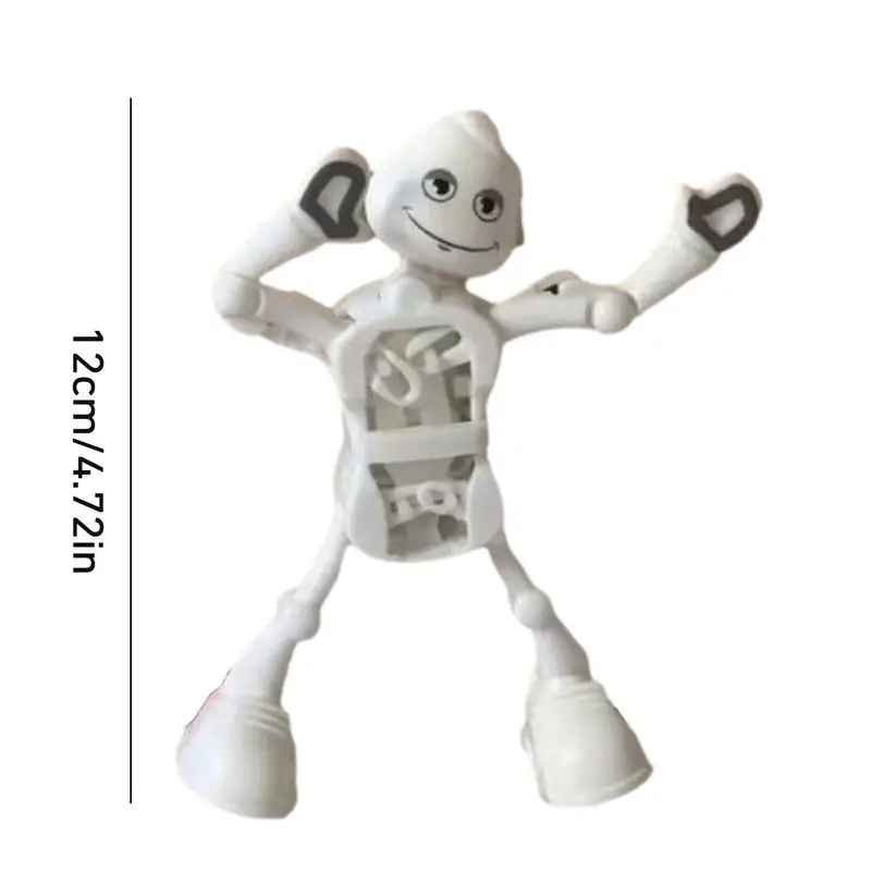 Wind Up Walking Robot Toy Walking Dancing Spring Wind Up Toy Portable Spring Dancing Wriggle Robot For Kids