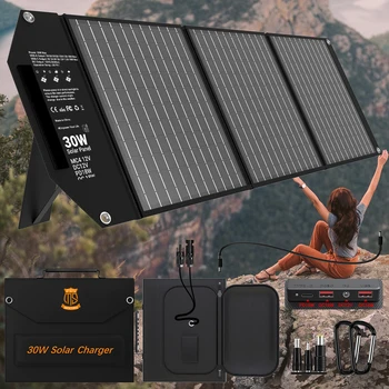 30W Portable Foldable Solar Charger 1
