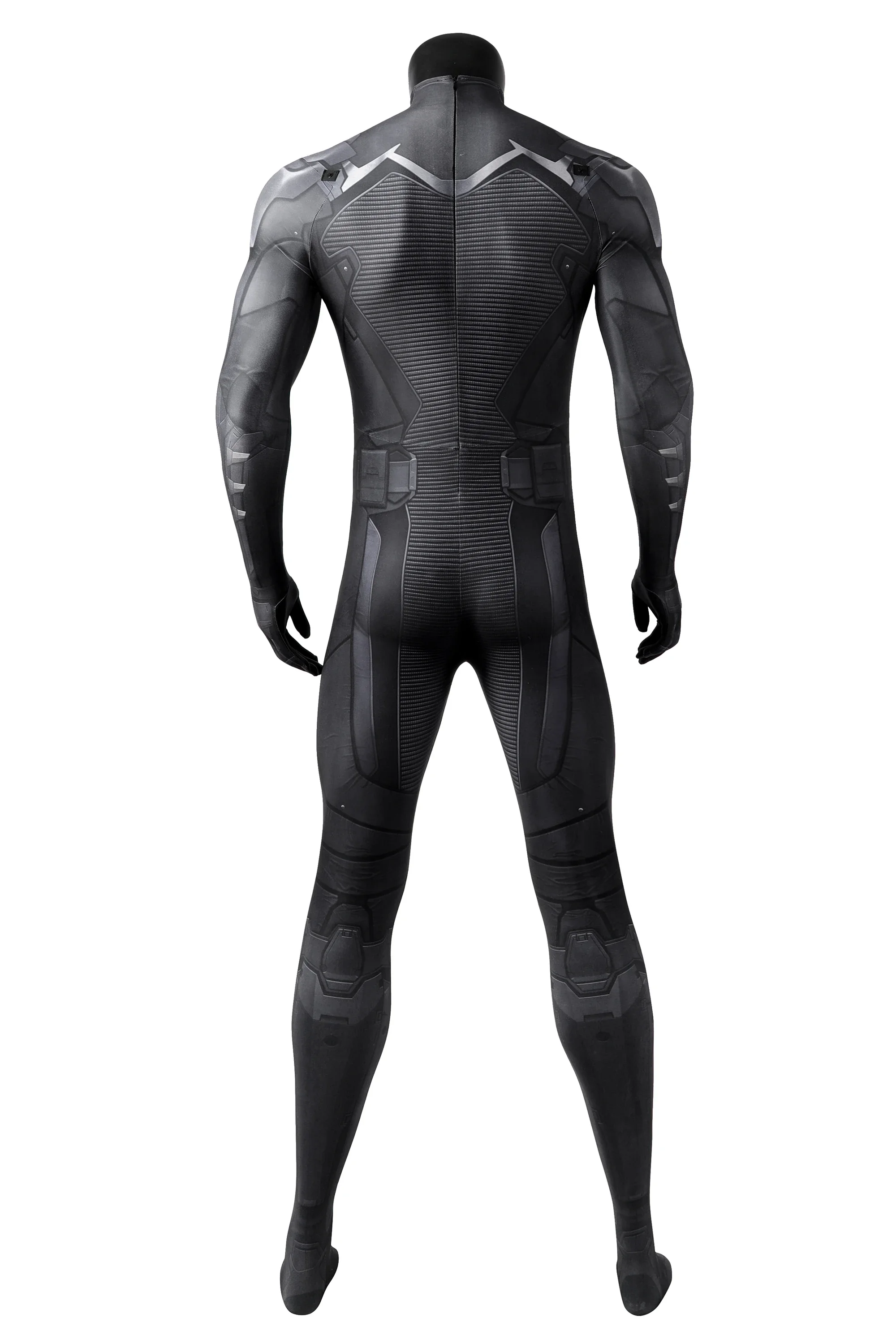DC-Inspired Batman Spandex Bodysuit Cosplay Costume for Adults and Kids