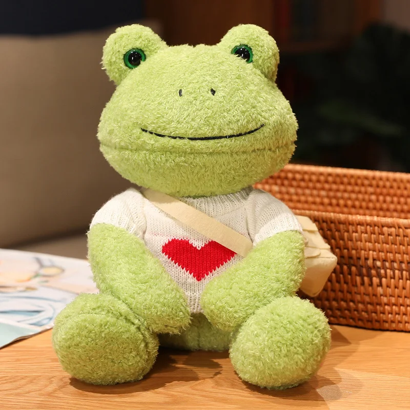 fluffy frog teddy