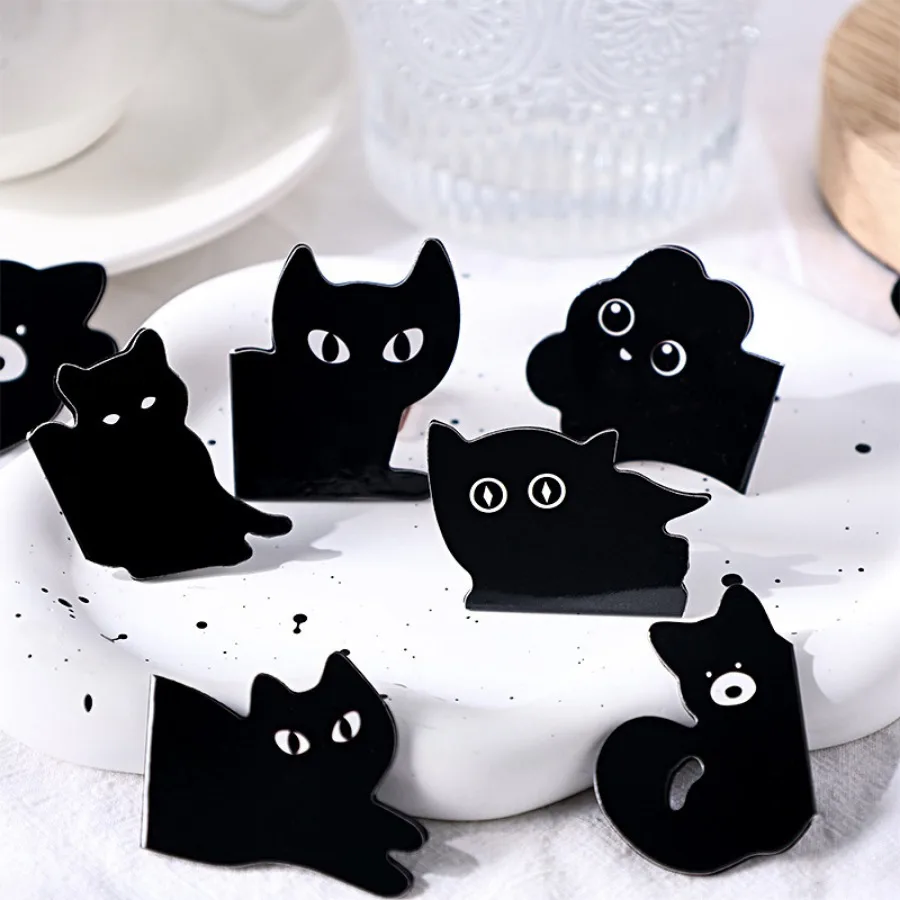 6 Pcs/Set Magnetic Animal Bookmarks Creative DIY Graduation Gift Cartoon Corner Bookmarks for Students