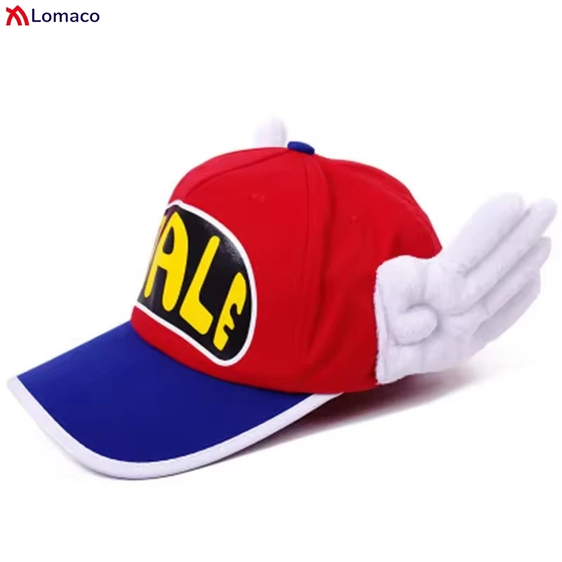 Kids / Adults Anime Dr.Slump Arale Hat Angel Wings Cosplay Hats Baseball Cap Cotton / Mesh Caps 3
