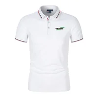 Tracteur FENDT hommes polos décontracté à manches courtes rabattu hommes chemises mode Streetwear Polos pour hommes 4XL 2