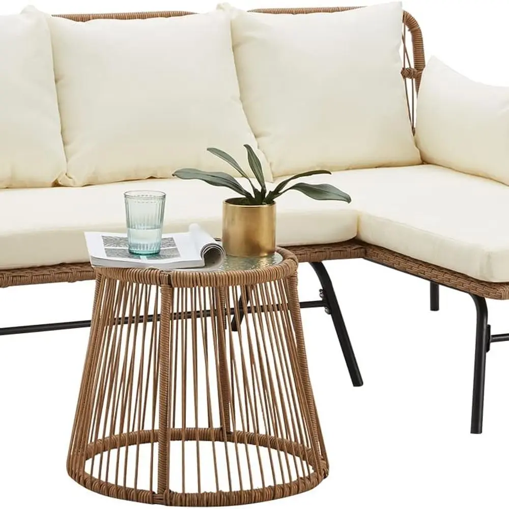 Outdoor L Shaped Sectional Sofa Set image
