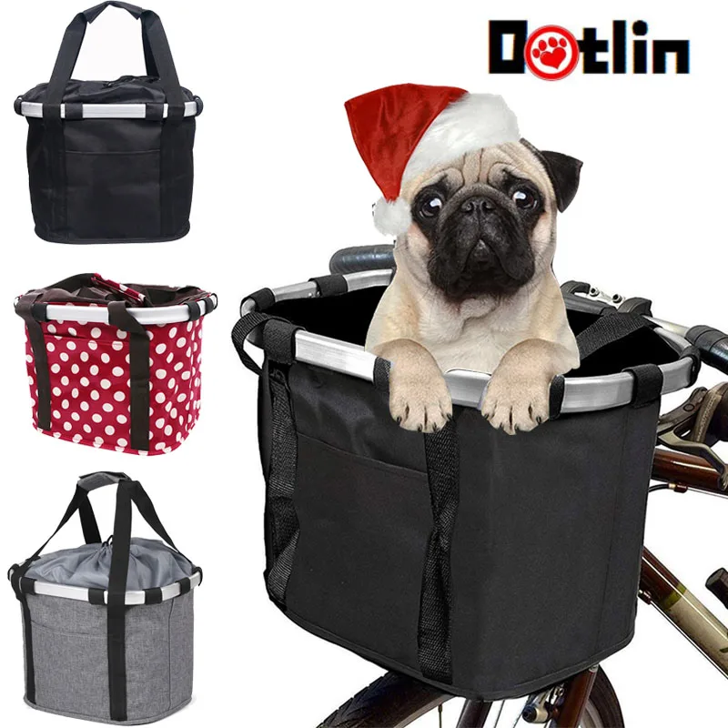Bicycle Basket Pet Dog Carrier Bicycle Dog Cycling Picnic Bag