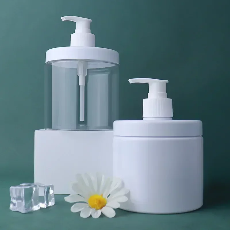 300ml/500ml Clear Bottle Liquid Container Soap Dispenser Shampoo Lotion Shower Gel Bottles Wide Mouth Hand Washing Bottle soap dispenser refillable bottle soap dispenser bottle refillable plastic bottles foam pump bottle