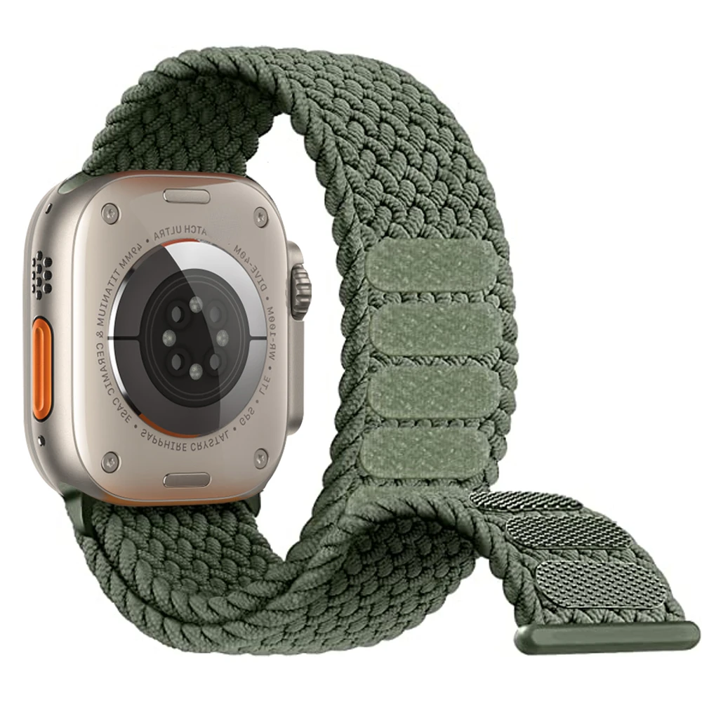 Braided Solo Loop Watch Band Strap in Premium Design