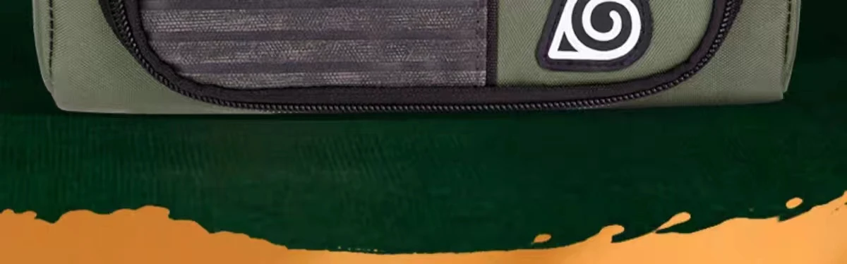 Naruto Anime Stiftetui, großes Fassungsvermögen, Schreibwarenbox, Unisex, multifunktional, mit Reißverschluss, tragbare Schreibwarentasche, für den Schulanfang – Detail 7