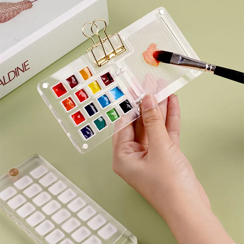 Mini Palette Watercolor Watercolor Portable Palette Mini Paint