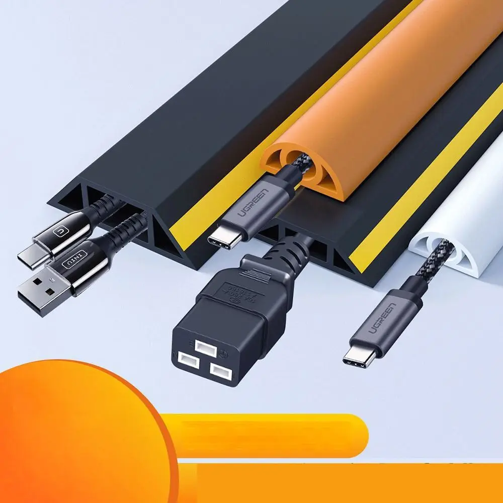 PVC Floor Cord Cover Corner Connector Slot 90 Degrees Internal External  Corners Connector Floor Cable Protector Cable Management - AliExpress