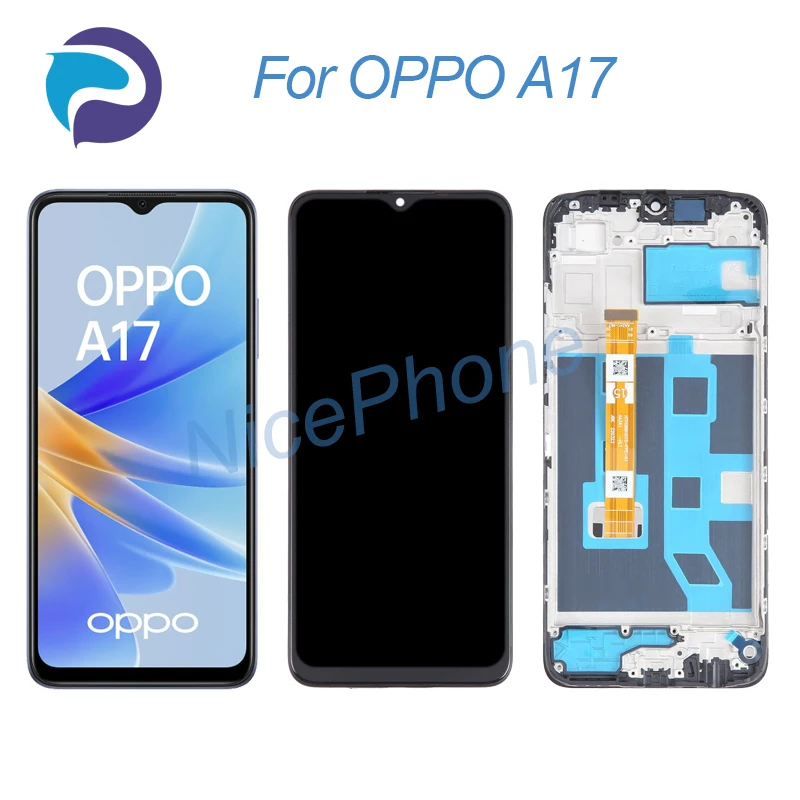 

ЖК-экран для OPPO A17 + сенсорный дигитайзер CPH2477 A17 ЖК-экран