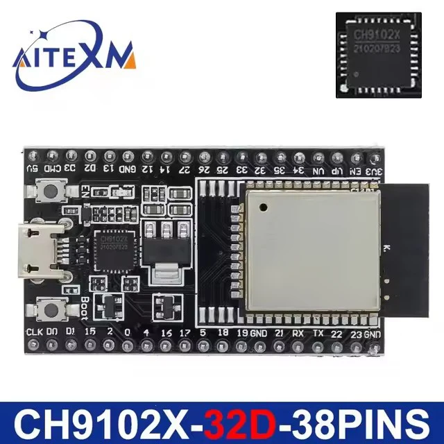 ตัวเลือกสินค้า ESP32 บอร์ดพัฒนา WiFi + Bluetooth ประหยัดพลังงาน