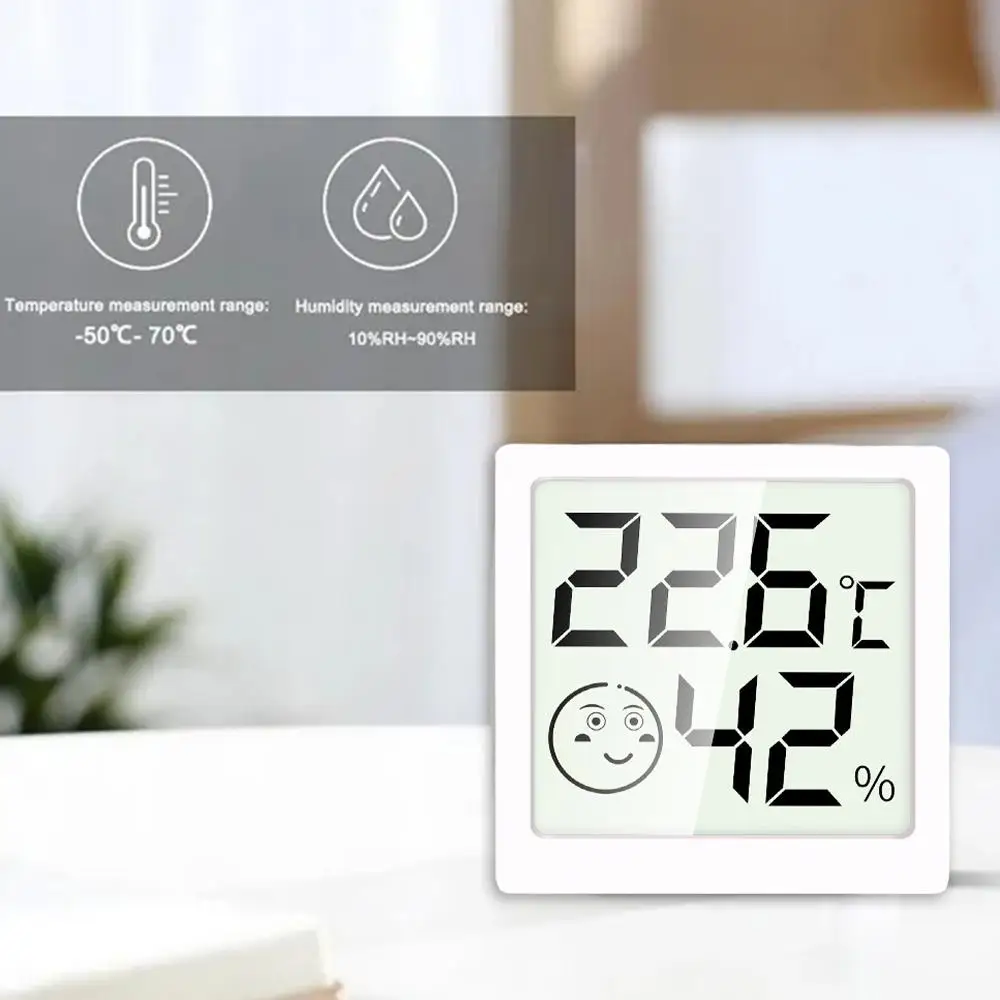 

LCD Digital Temperature Humidity Meter Indoor/Outdoor Hygrometer Thermometer Station Home Gauge Weather Smart Sensor V2L4