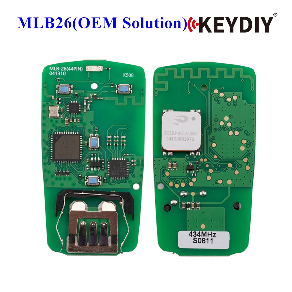 KD MLB26(OEM Solution) MLB 3 Buttons Universal Smart Remote PCB Board – 434 Mhz
