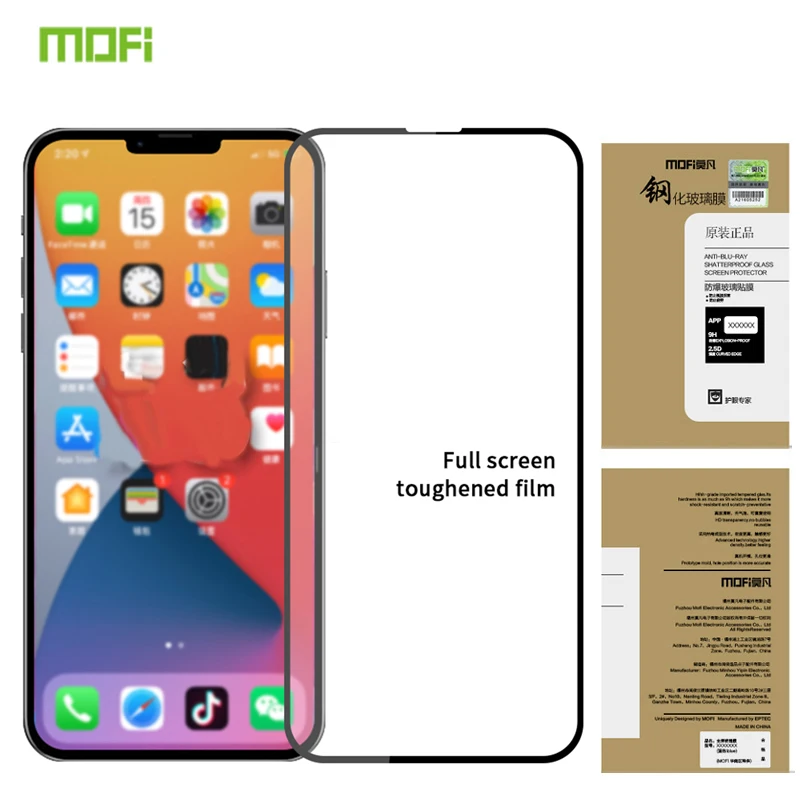 

Mofi 2.5D Tempered Glass Film For IPhone 14 Pro Max 14 Plus Explosion Proof Screen Protector For IPhone 13 Pro Max 13 Mini