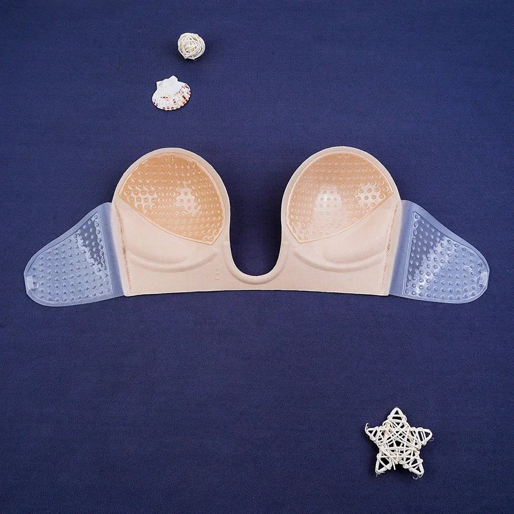 Sticky Bra For Women Changlizi Push Up Sticky Bra
