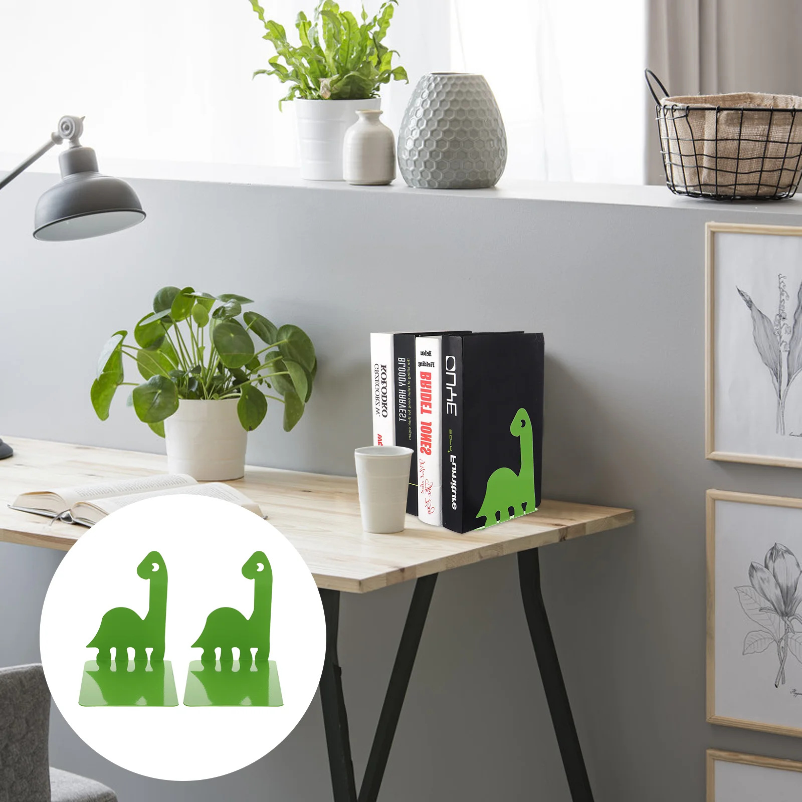 Dinosaur Metal Bookend Bookends Books Holder Status for Support Put The Accesories cat shape bookend books stand organizer for accesories support bookends non slip