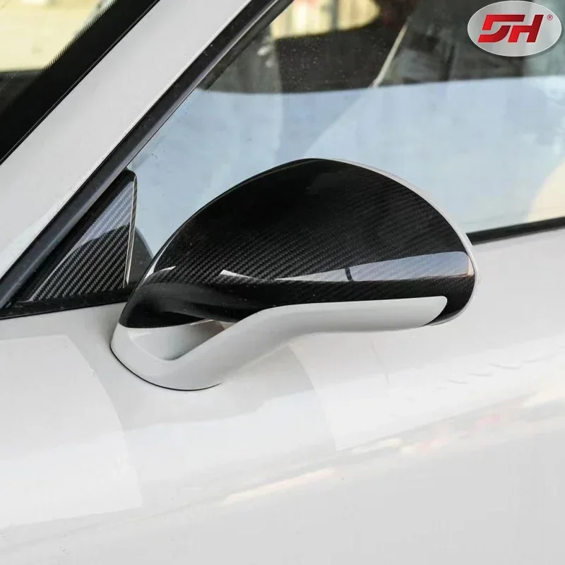 

For Porsche Boxster 981 GT4 Sports Version 2012-2015 Carbon Fiber Rear Mirror House Rplacement (Left-hand Drive)