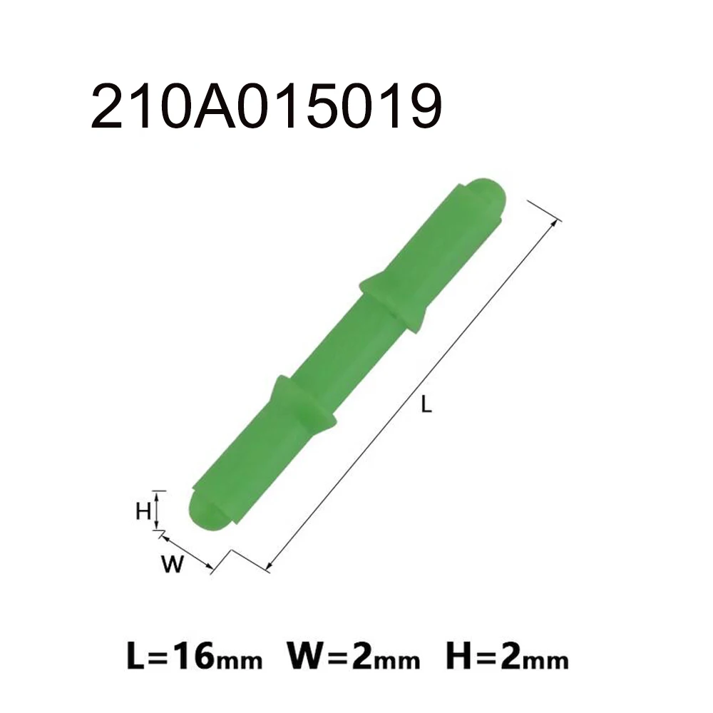 

1000PCS 210A015019 car female Male connector Green color blind rod Plastic blind plug Green ECU solid plug