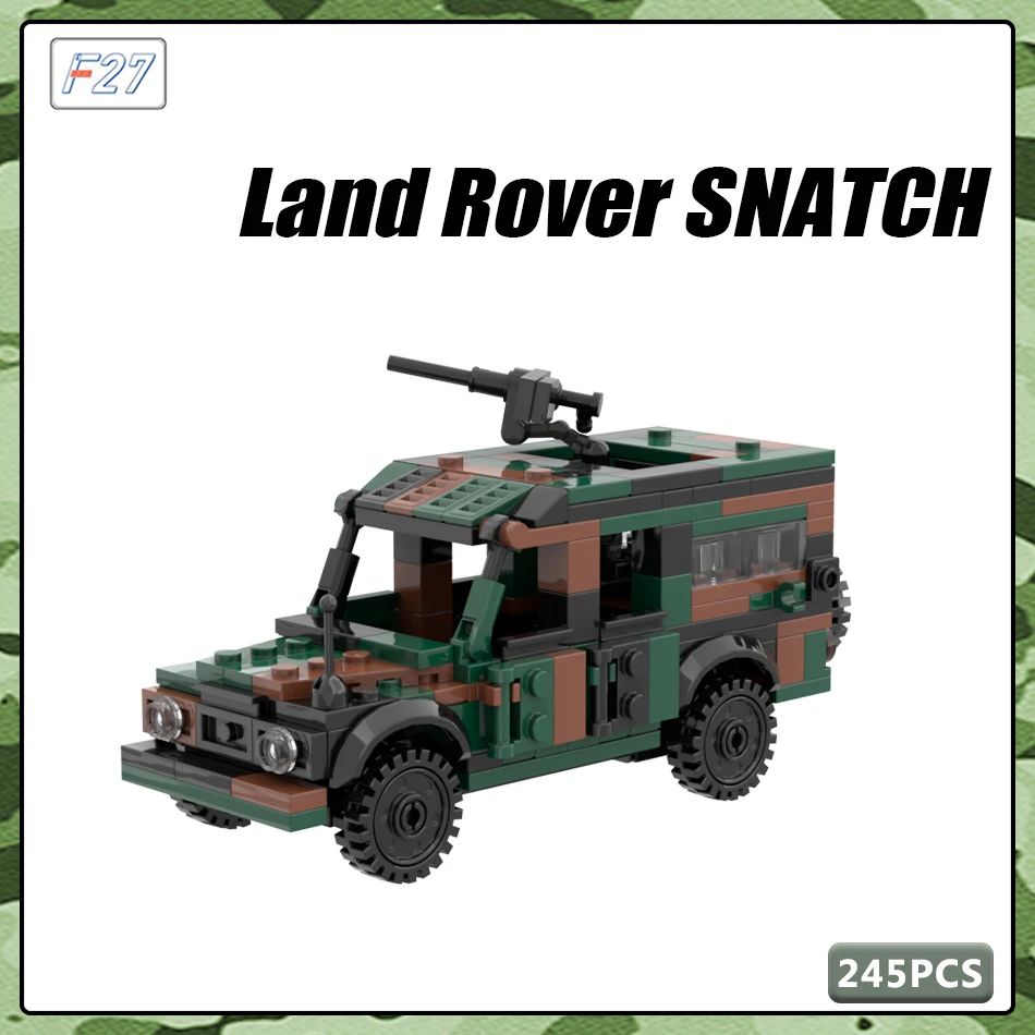

Конструктор Военной Серии MOC WW2 для защиты бодибилдинга, внедорожник, США, модель «сделай сам», армейские военные минифигуры, строительные блоки, кирпичи для детских подарков