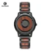 EUTOUR-Men's Solid Wood Magnetic Watch Luxury Sports Quartz Waterproof Watch Original Fashion Business Casual Watch 1