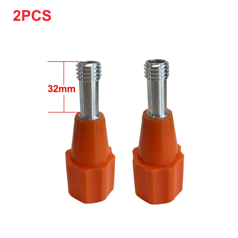 2PCS 32mm Center Screw Surveying Equipment Theodolite Total Station Level Wooden Aluminum Tripod Accessories