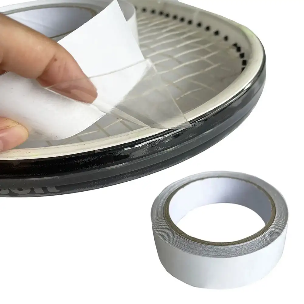 Tennis accessories 500cm Clear Transparent Tennis Racket Decal Paddle Head Protection Tape Easy To Apply And Remove Wet TPU Tennis Accessories