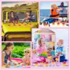 12 Set Cowboy Rubber Duck Bulk Mini Car Yellow Duckies Toys Party Favor Car Ornaments for Summer Birthday Swimming Supplies 4