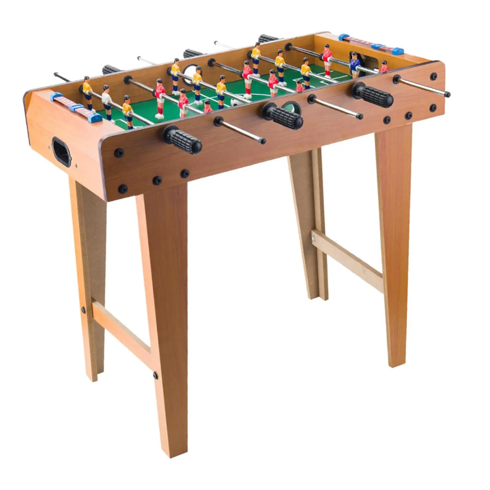 Wooden Foosball Table with Ball Tabletop Football Soccer Game for Outdoor