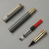 Morandi Fountain Pen Calligraphy Brush Metal Soft Bristle Small Regular Calligraphy Brush (for students' drawing and writing) 5