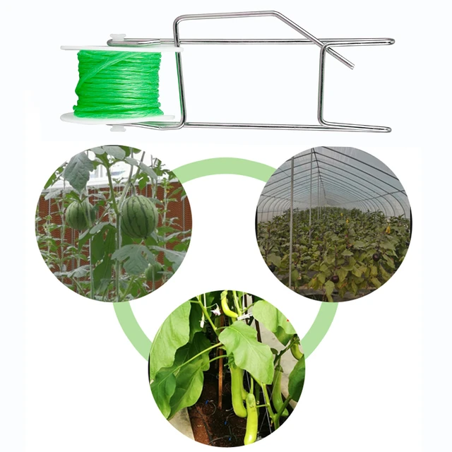 5/10 db Görgős Horog Növény Növekedési Tapadási Paradicsom Virág Szőlőzsinórrácsos Rácsos Zöldségklipek Üvegházhatás - Image 2