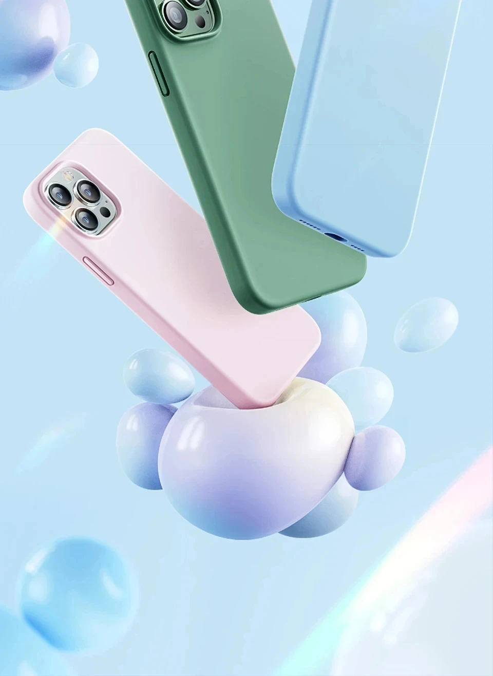 Liquid Silicone Phone Case For Iphone Shockproof Soft Cover_voghion.com