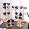 Multi Layers Wood Sunglass Display Rack Shelf Eyeglasses Show Stand Jewelry Holder for Multi Pairs Glasses Showcase WF 1